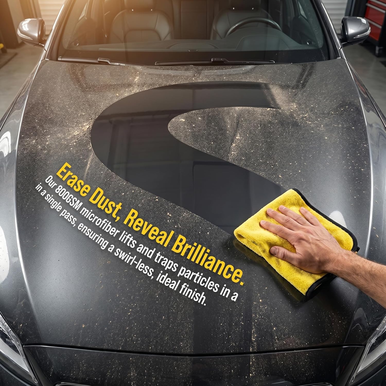 Premium 40x40cm Quality Microfiber Cloth Set | Soft, Washable & Non Scratch Cleaning Cloth Microfiber Cleaning Towel for Kitchen, Glass & Car Care | Fast Drying Cloth Set Of 3 Pcs